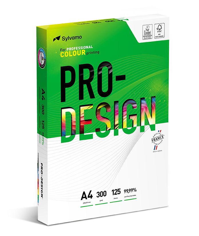 Papier ksero A4 300g Pro Design 125ark. 168 CIE